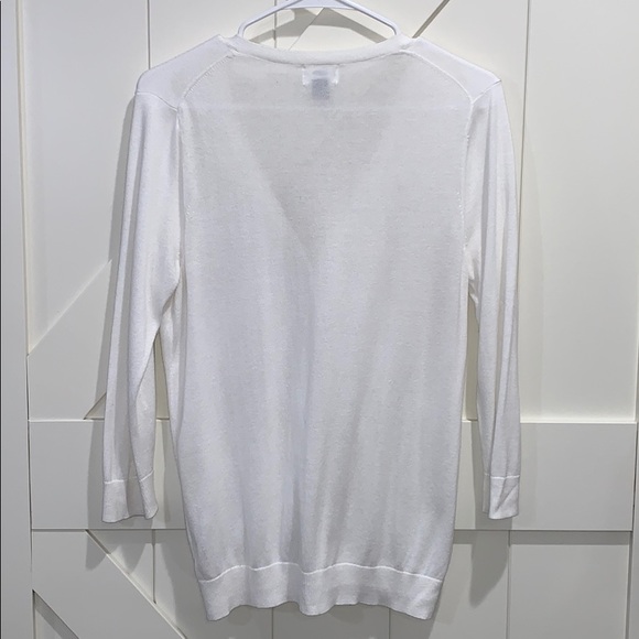 Old Navy White Cardigan Size Small - Picture 4 of 5
